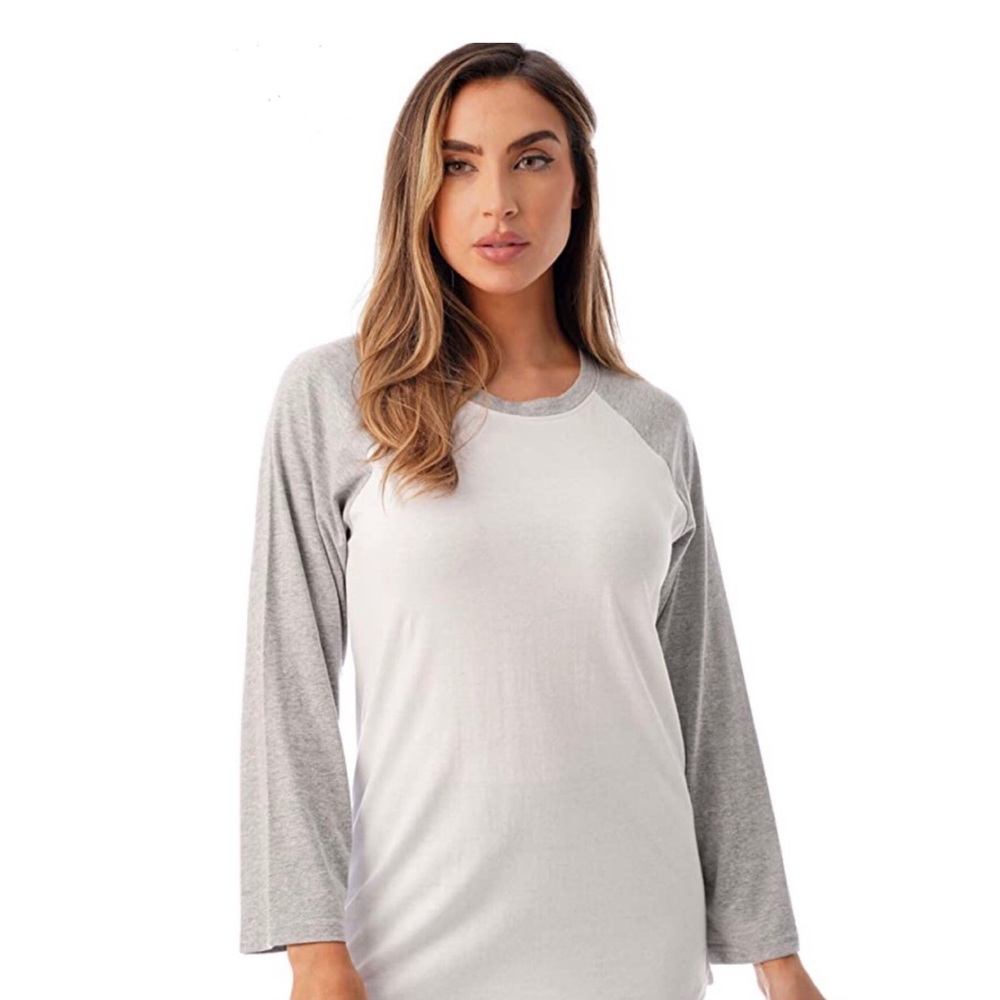 Just Love Baseball T-shirt in gray and white